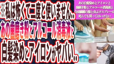 【政府は今すぐ禁止しろ！！】「あの白髪染めとアイロンと虫よけスプレーとアルコール消毒液だけは死んでも買ってはいけない…」を世界一わかりやすく要約してみた【本要約】【本要約チャンネル※毎日19時更新】