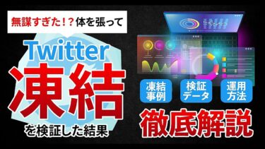 無謀すぎた！？「Twitter凍結」体を張って検証した結果【ビジネス本研究所】