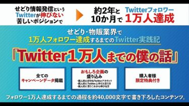 せどり・物販界隈のTwitter１万人までの僕の話【ビジネス本研究所】