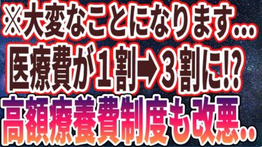 【政府が隠す】多くの高齢者が医療難民…75歳以上の医療費引上げ決定！！弱者切り捨てにより病院に行けない老後がやってくる…【本要約チャンネル※毎日19時更新】